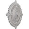 Ekena Millwork Haylynn Ceiling Medallion (Fits Canopies up to 1 1/4"), 29 1/8"OD x 1 1/4"ID x 4"P, Ultra Pure White CM29HYUWF - alternate 2